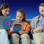 Family on devices with Amezcua E-Guard X protection