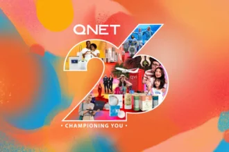 QNET Anniversary banner reads 26 Years of Championing You