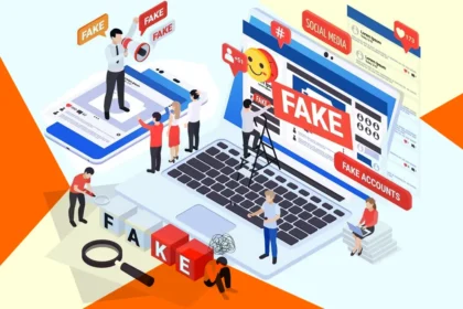 Illustration warning against fake QNET Websites