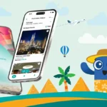 Smartphone mock-up of QVI Vacay App